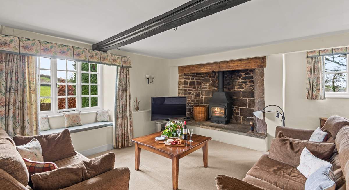 Sitting-room 1 is super cosy and welcoming.