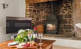 One of the many wood-burners which really brings this characterful building to life. - Thumbnail Image