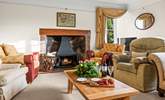 Another cosy sitting-room fully furnished with a magnificent wood-burner. - Thumbnail Image