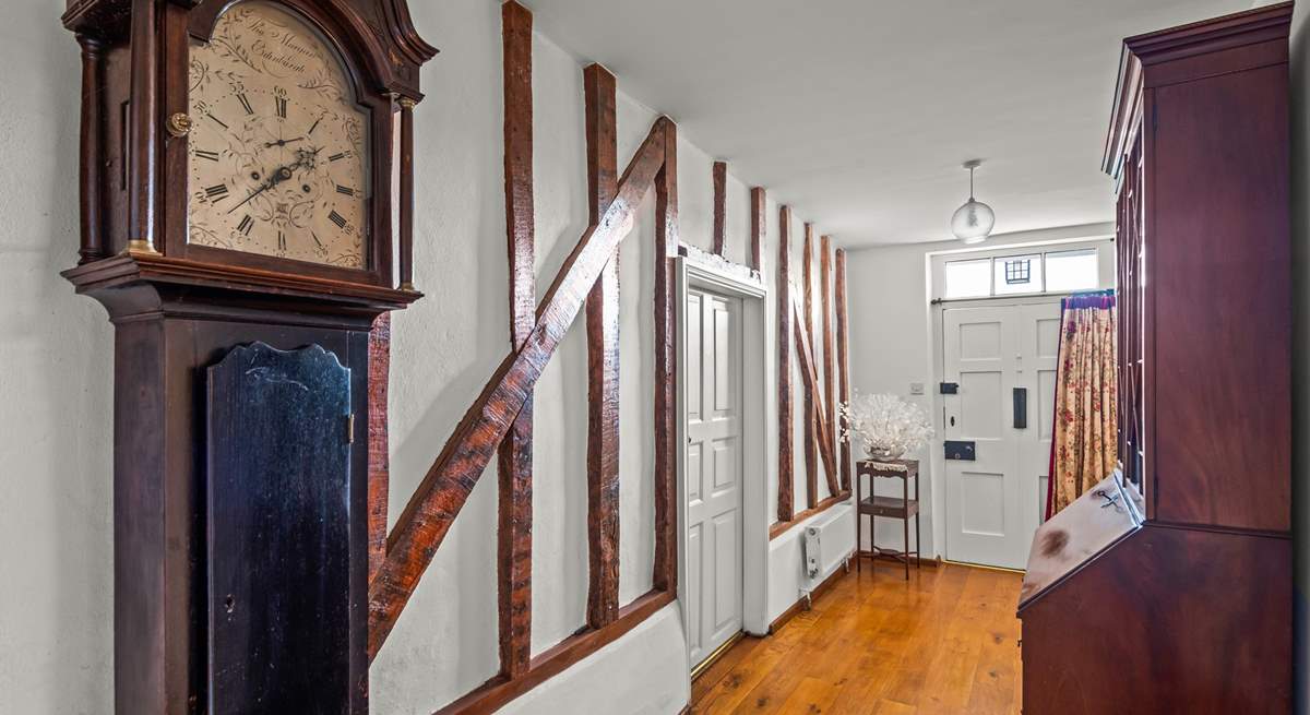 The hallway which links the dining-room and the second sitting-room.