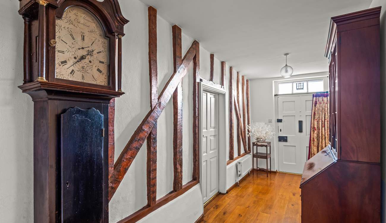 The hallway which links the dining-room and the second sitting-room.