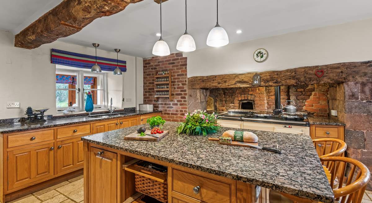 The kitchen is fully equipped with everything you will need to whip up any feast.