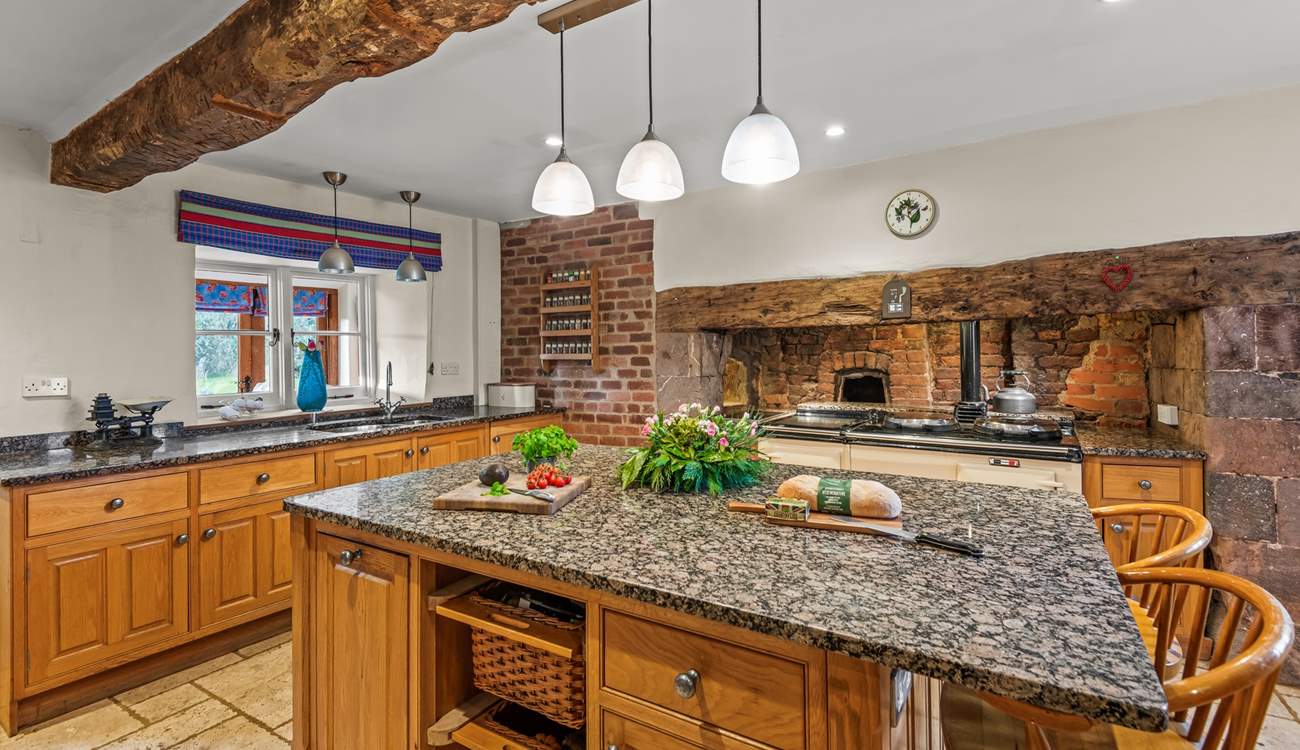 The kitchen is fully equipped with everything you will need to whip up any feast.