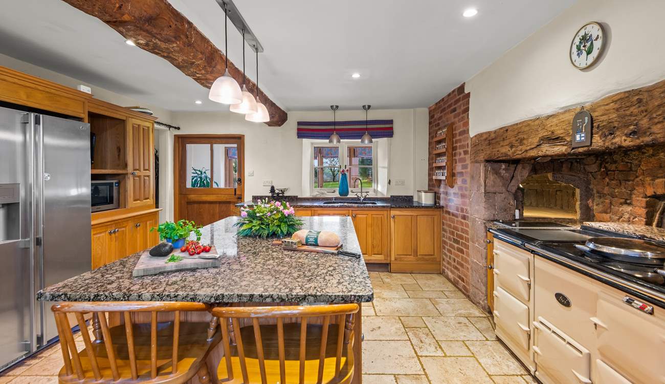 The kitchen leads into the conservatory and the very handy utility-room beyond.