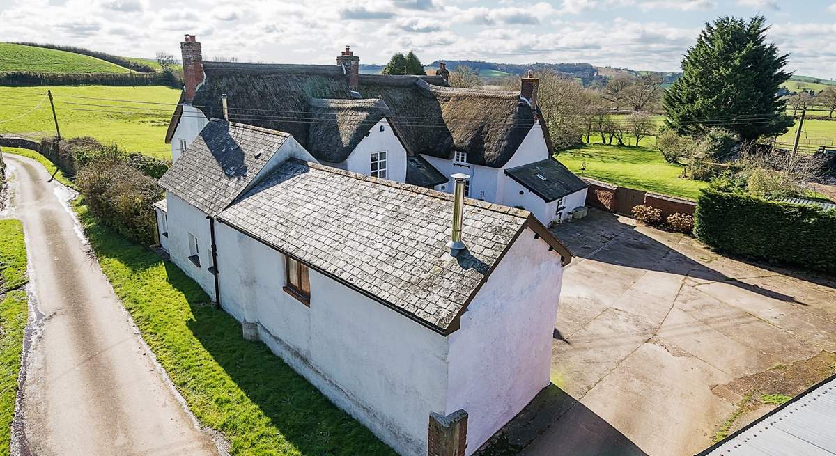 Your access is via this exceptionally quiet country lane.