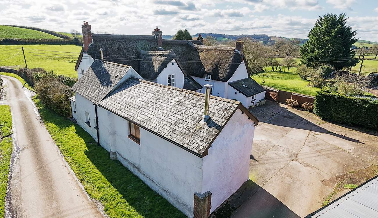 Your access is via this exceptionally quiet country lane.