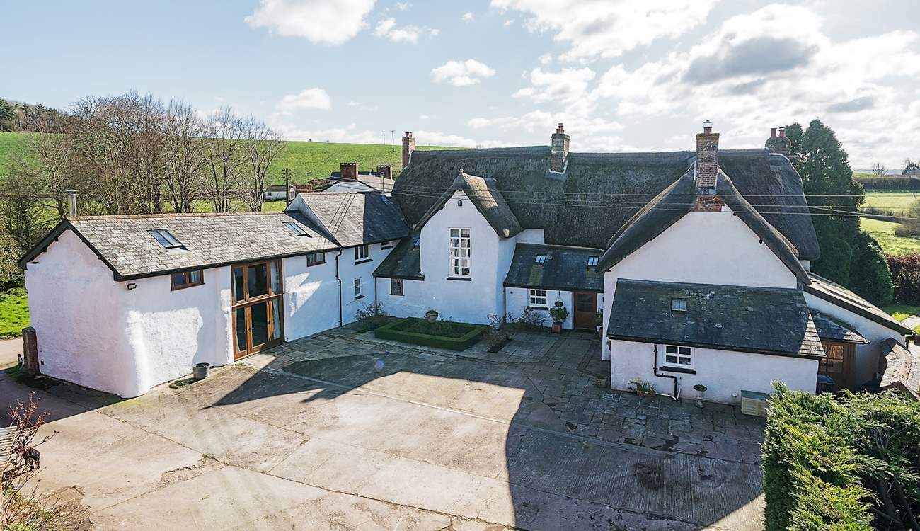 Once inside the courtyard for Haske Barton, you will be treated to endless parking within the private courtyard area.