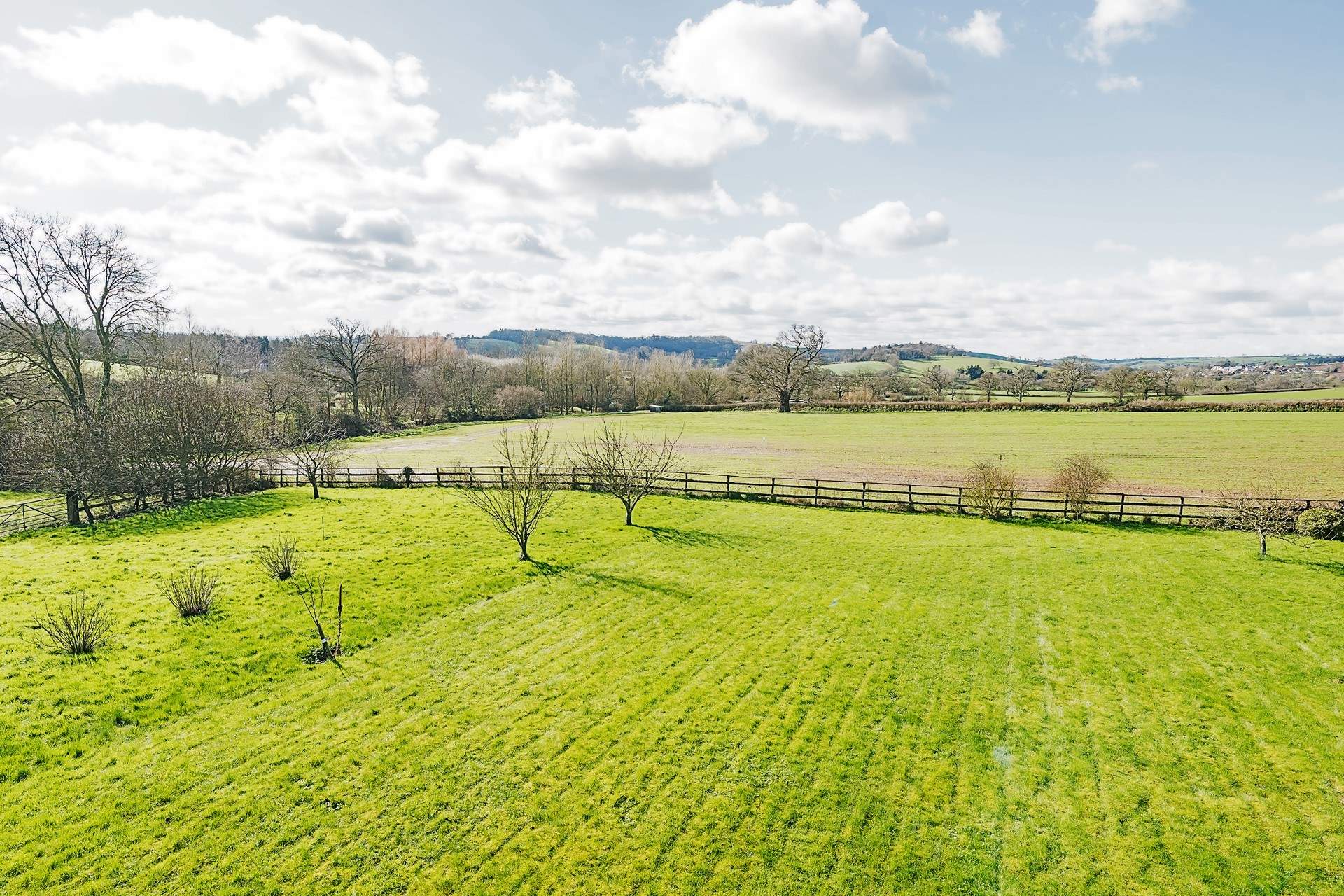 The stunning rolling countryside can be enjoyed for miles around.