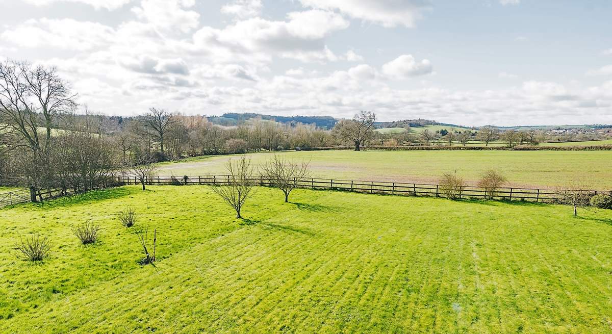 The stunning rolling countryside can be enjoyed for miles around.