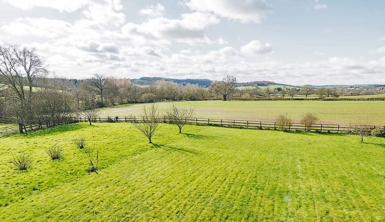 The stunning rolling countryside can be enjoyed for miles around.