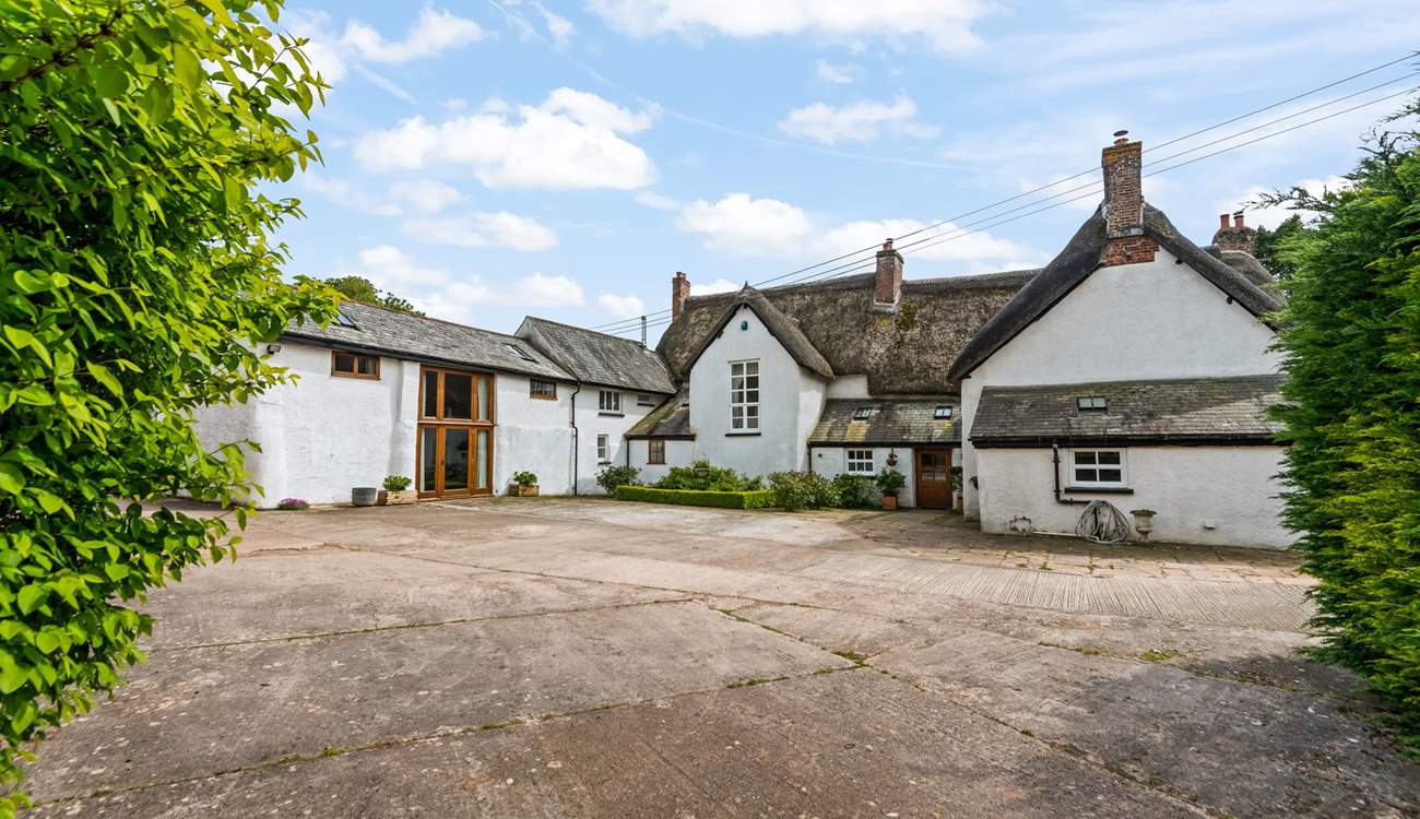 Once inside the courtyard for Haske Barton, you will be treated to endless parking within the private courtyard area.