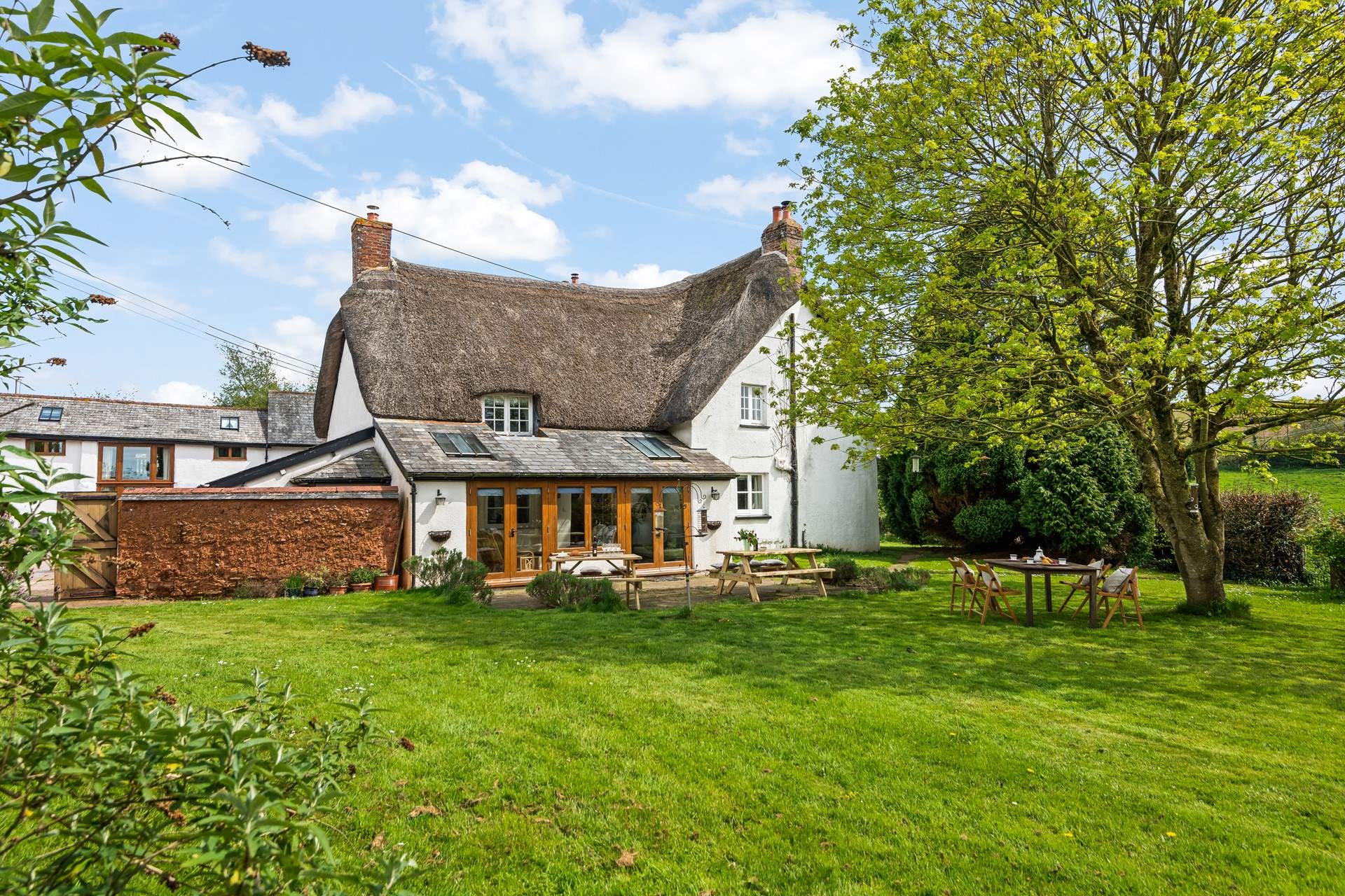 The outside space will be treasured by all, especially those wishing to let off steam.