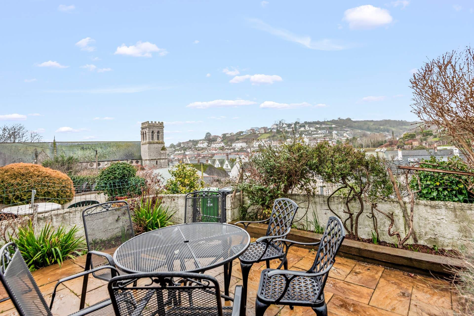 The far reaching views over Beer are beautiful at any time of year.