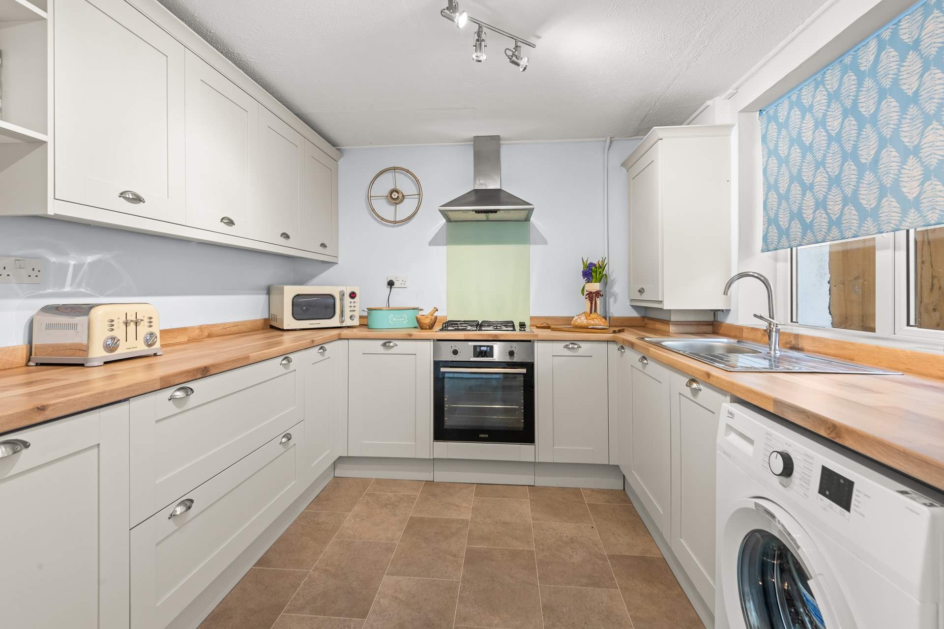 Whipping up a feast in this spacious kitchen is a treat for any chef.