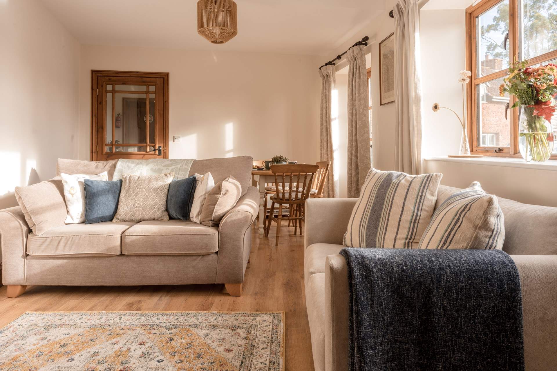 The Old Dairy has such a warm and homely feel throughout with an abundance of natural light. 