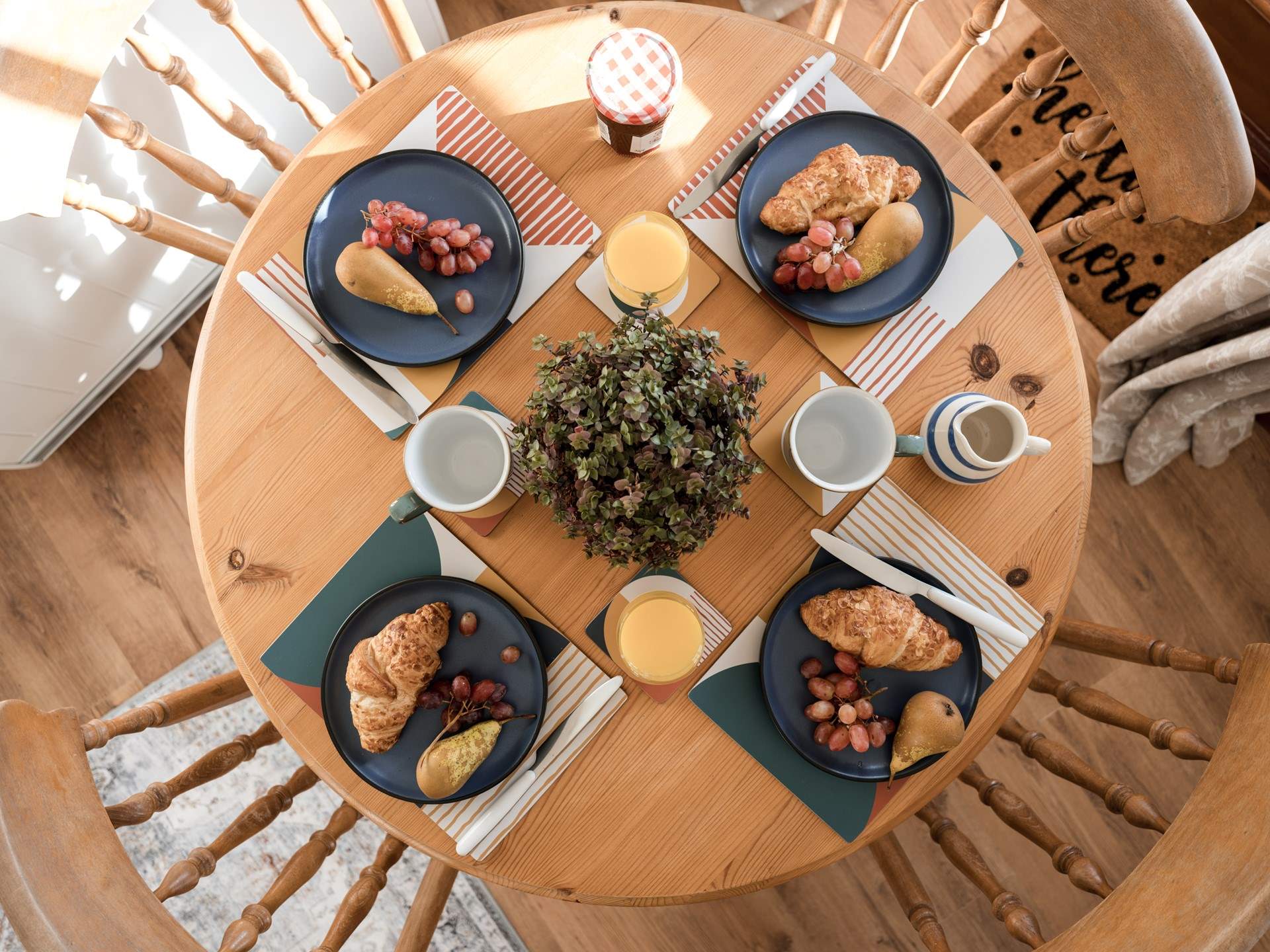 The most cosy spot in the house for a delicious breakfast.