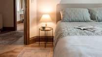 The second bedroom is another haven of calm with a wonderful king-size bed and super soft linen. A good night's sleep is all but guaranteed.