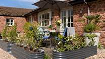 The outdoor seating area is a wonderful & peaceful suntrap.