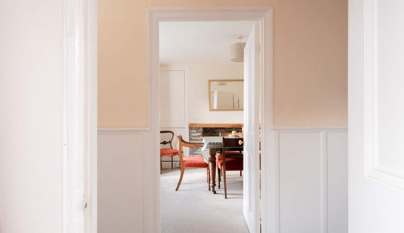 Head across the hallway to the dining-room.