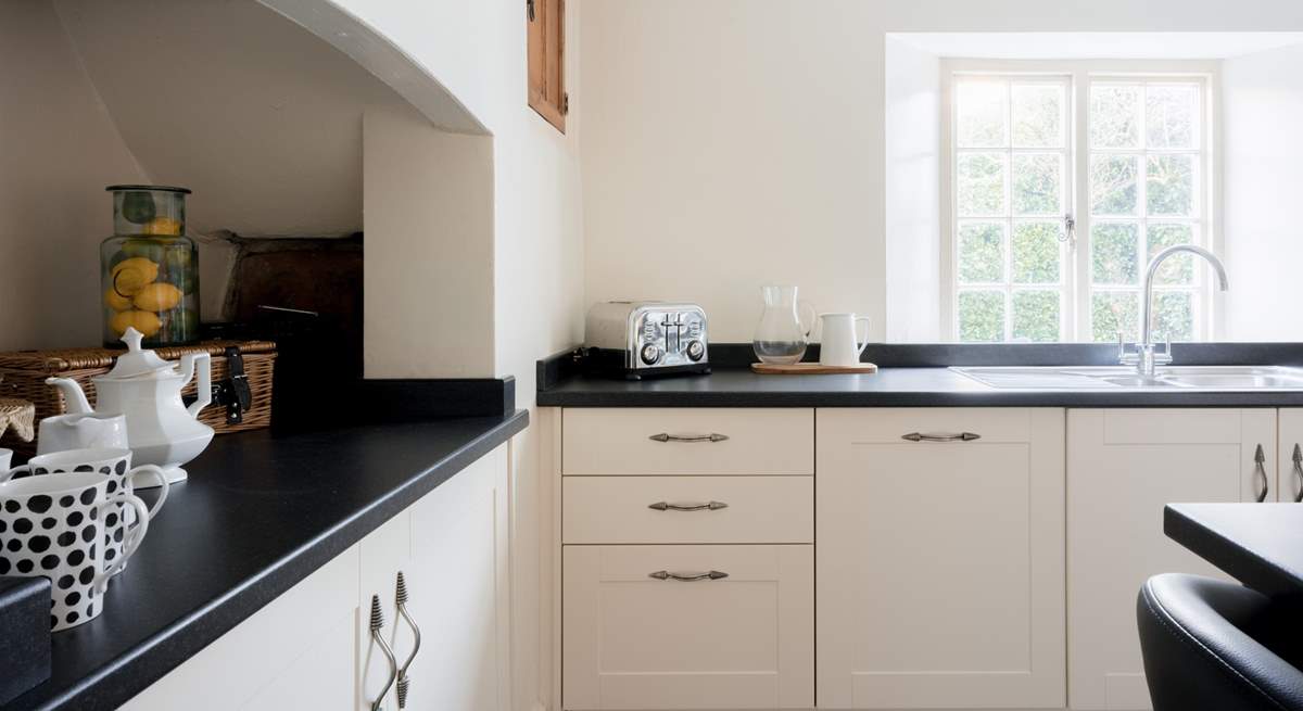 The kitchen is equipped ready for the family chef.