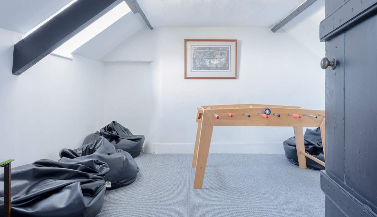 After playing on the Xbox it's time for table football.