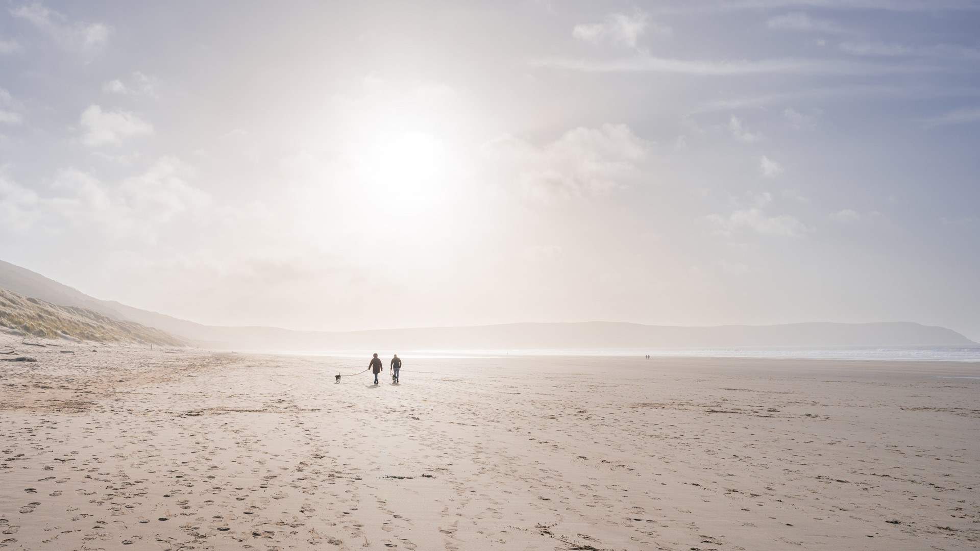 Endless golden sands mean endless walks.