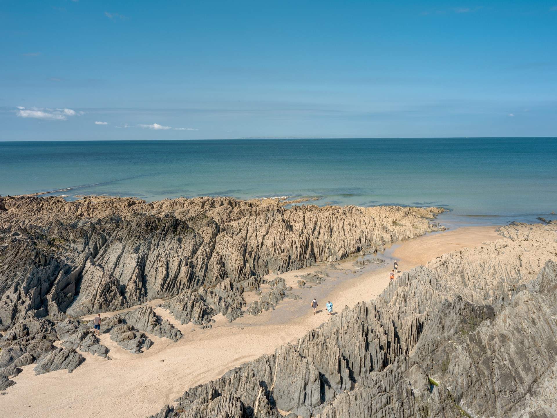 There are numerous beaches to enjoy close by - this is Barricane beach.