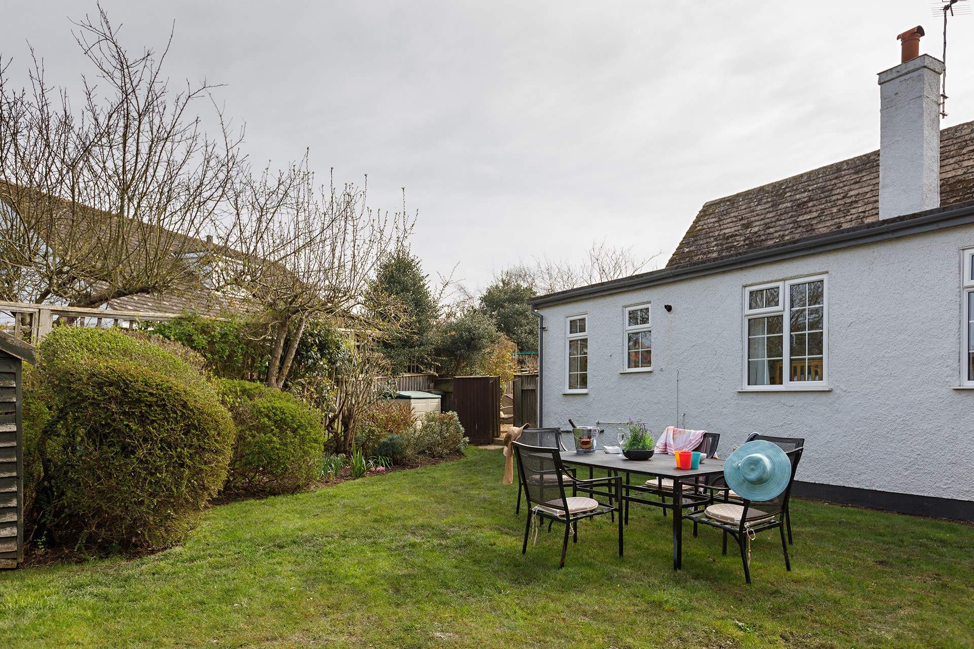 The fully enclosed garden is accessed at the rear of Dormy House. Ideal for dogs or little ones - or both!