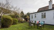 The fully enclosed garden is accessed at the rear of Dormy House. Ideal for dogs or little ones - or both!