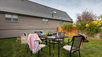 Leisurely al fresco lunches or sunset suppers await in the enclosed garden.