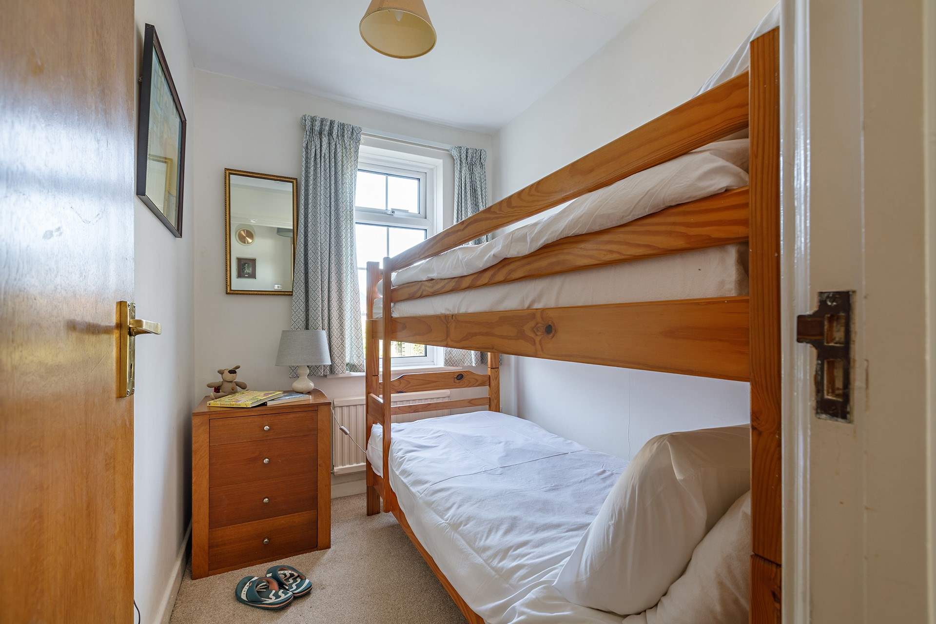 Little ones will love resting their weary heads in the bunk room.