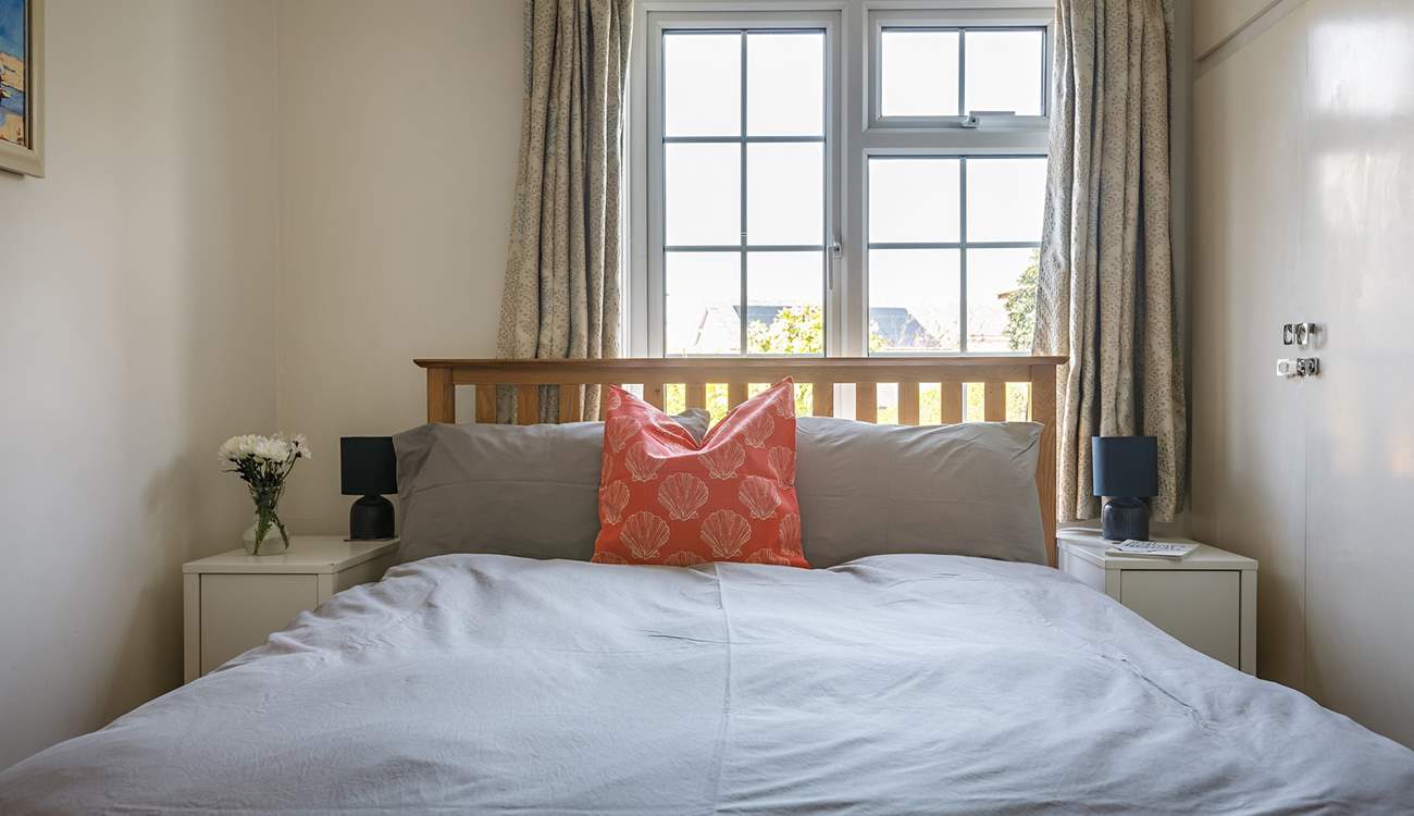 Ample storage in the fitted wardrobes.