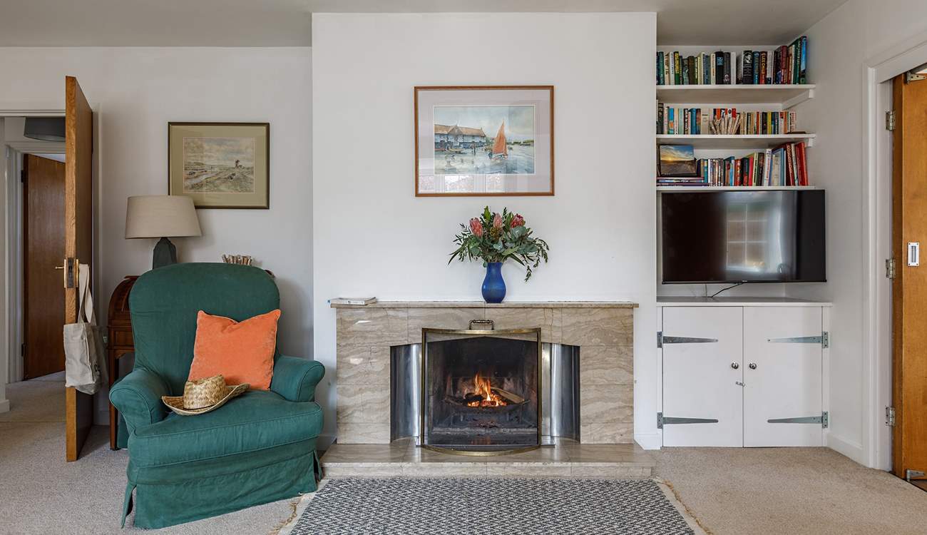 On cooler nights warm your toes by the fire.