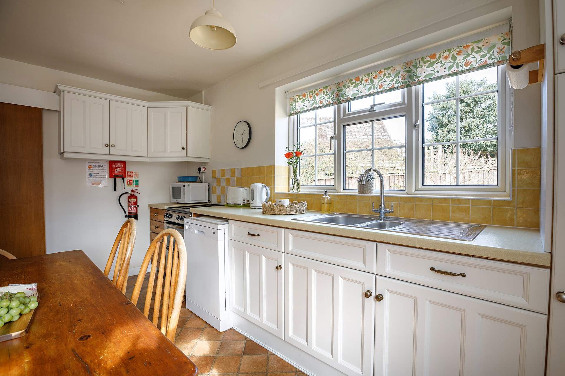 Light and inviting with all you need to enjoy a special holiday with loved ones.