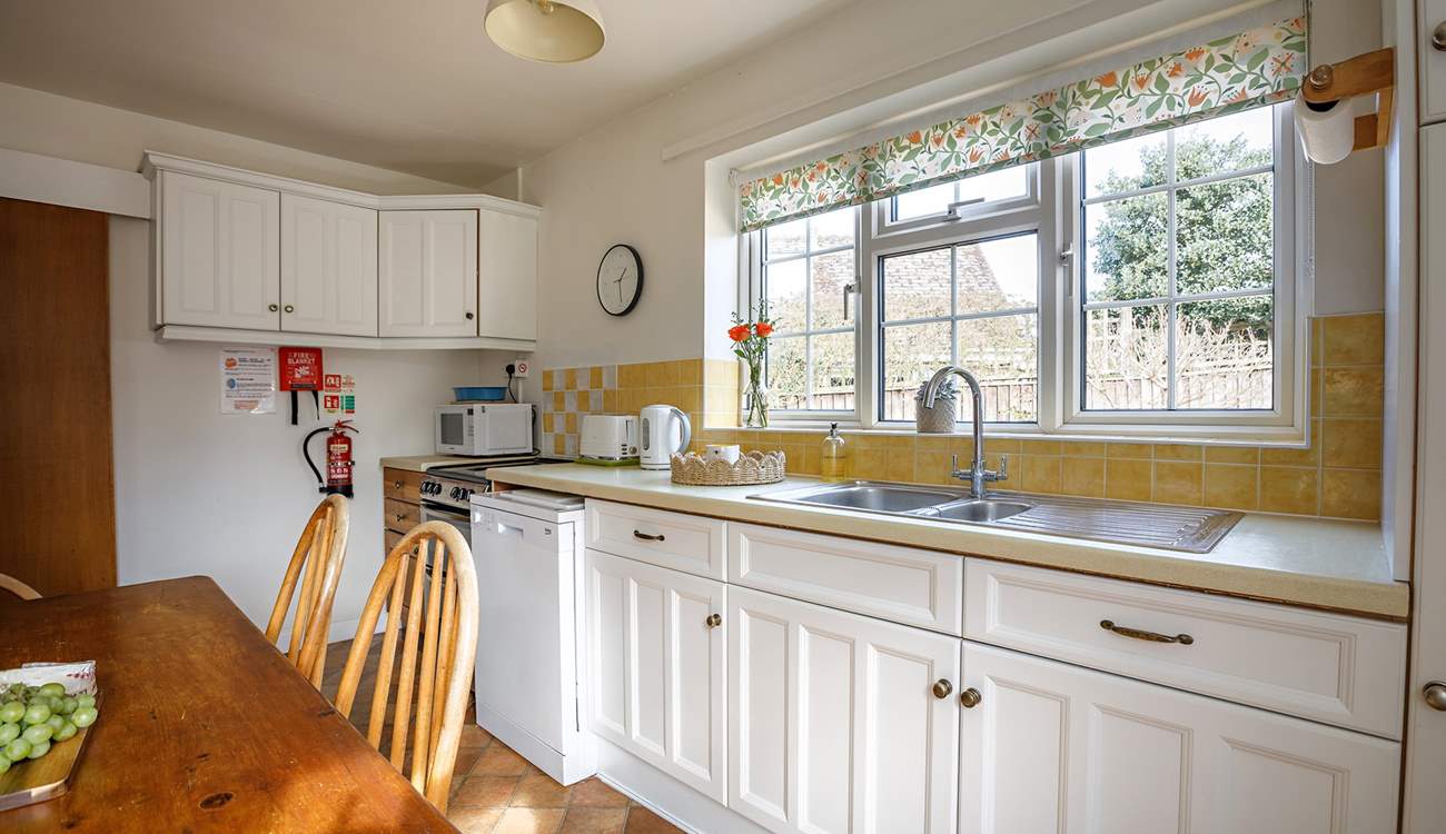 Light and inviting with all you need to enjoy a special holiday with loved ones.