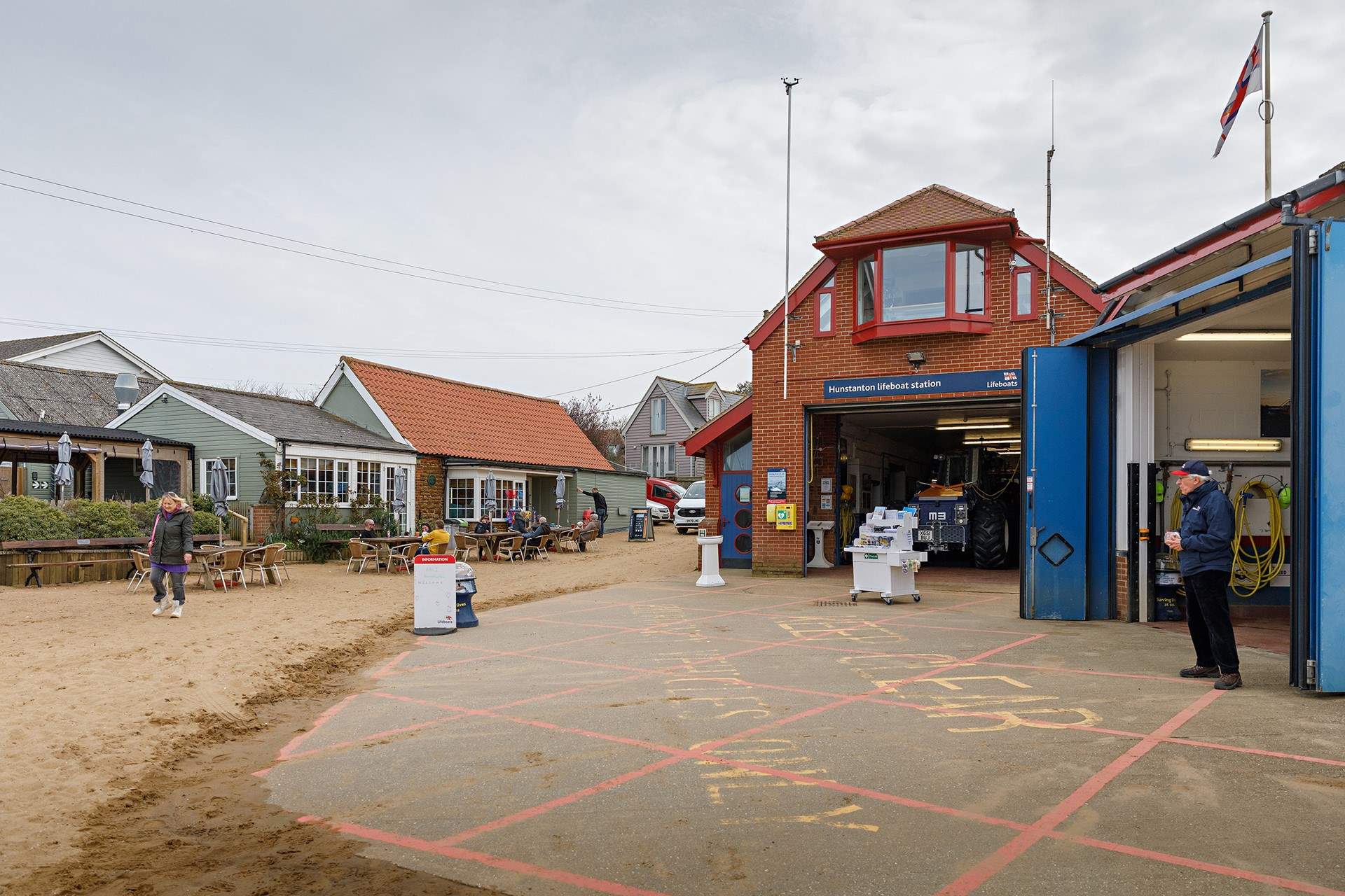Visit Hunstanton Lifeboat Station, just yards from Dormy House, you may see the hovercraft practicing on weekends too!