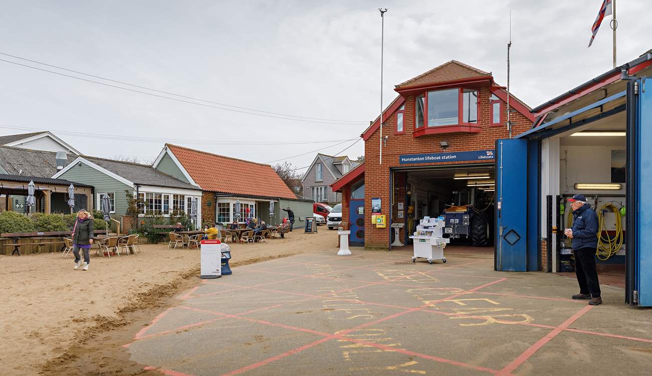 Visit Hunstanton Lifeboat Station, just yards from Dormy House, you may see the hovercraft practicing on weekends too!