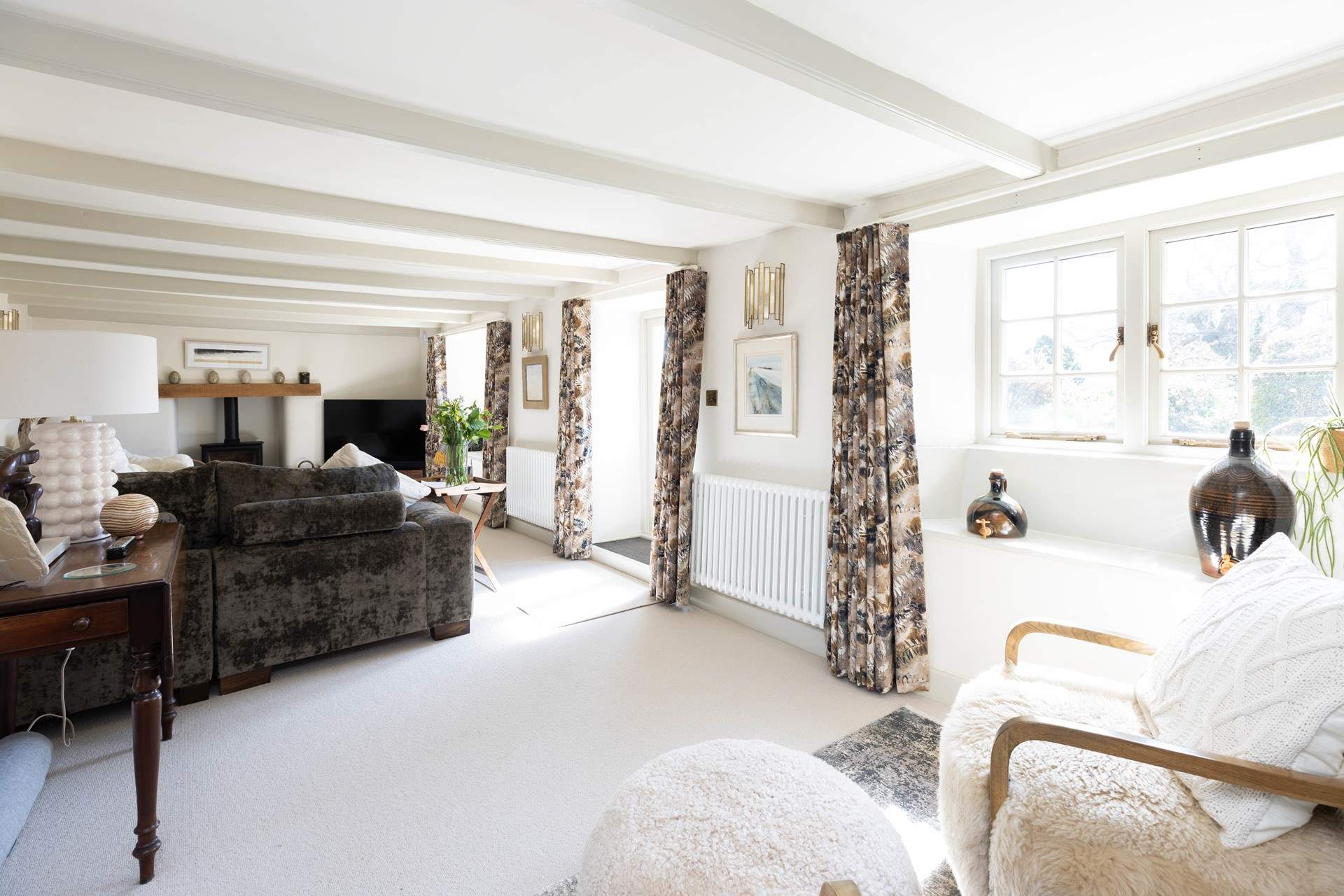 The light filled room is simply divine. 