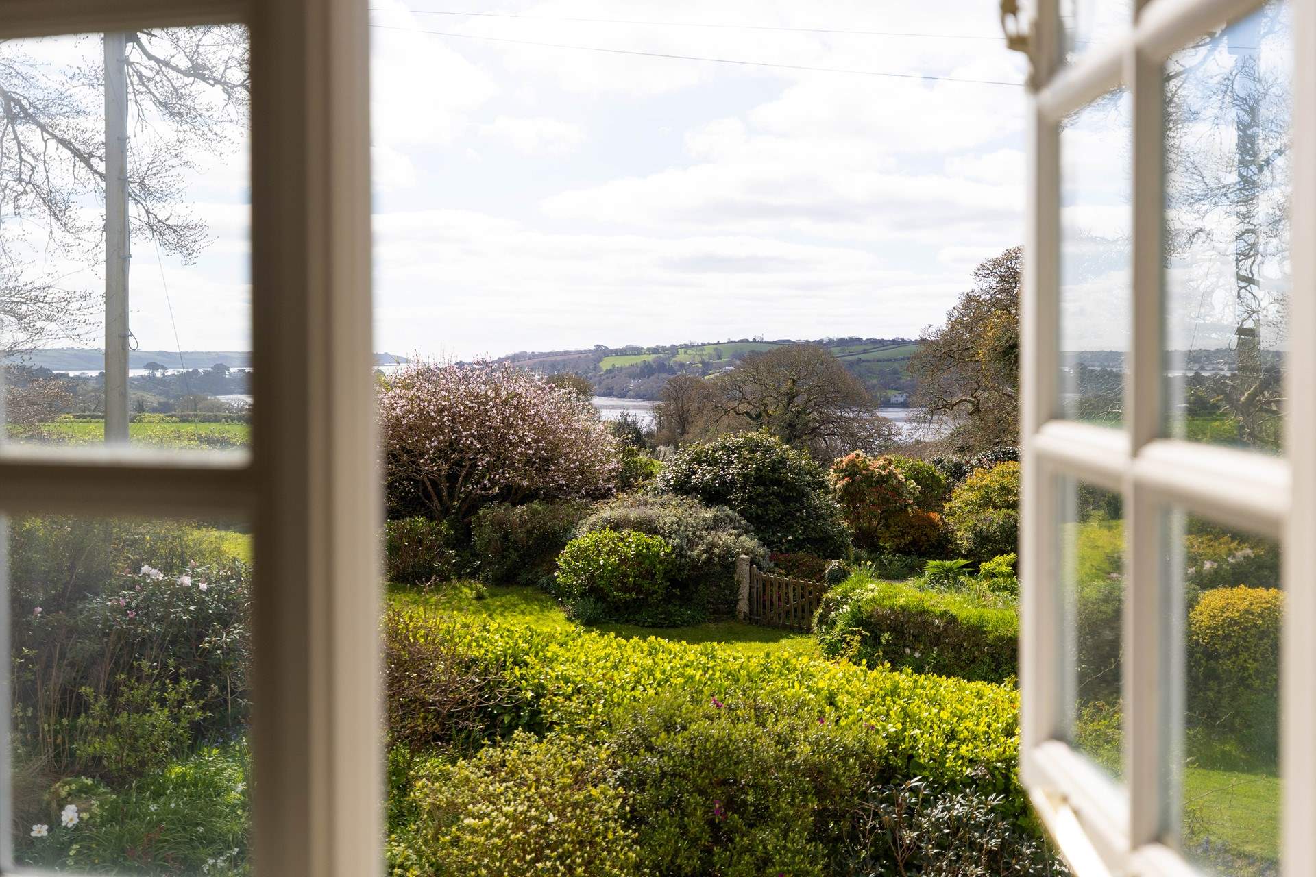 Each bedroom has such a lovely outlook.