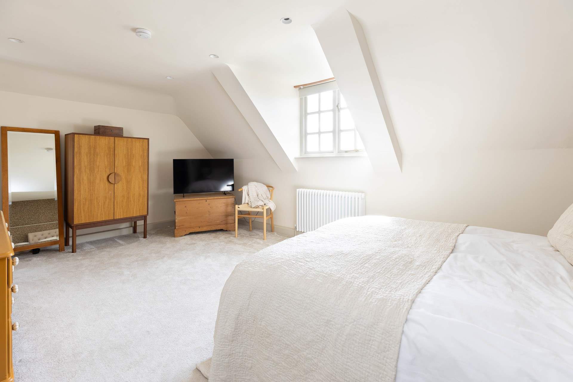 Enjoy a slower morning with a good TV show. 