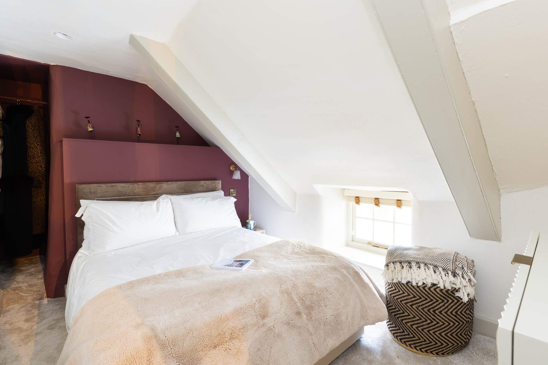 This bedroom (Fal) is perfect for one guest, please take care with the low ceilings. 