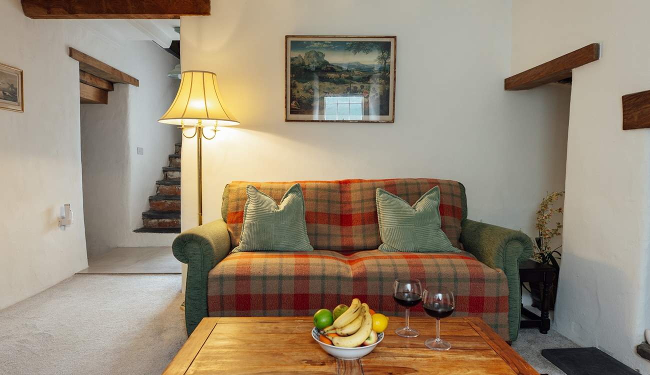 Snuggle up on the sofa and watch your favourite movie. 