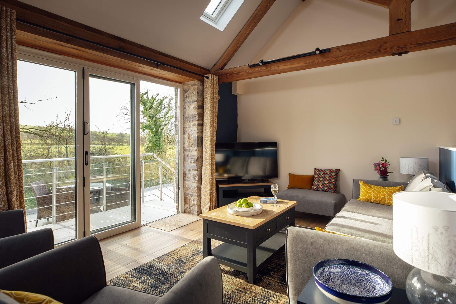 Gather around for a movie. 