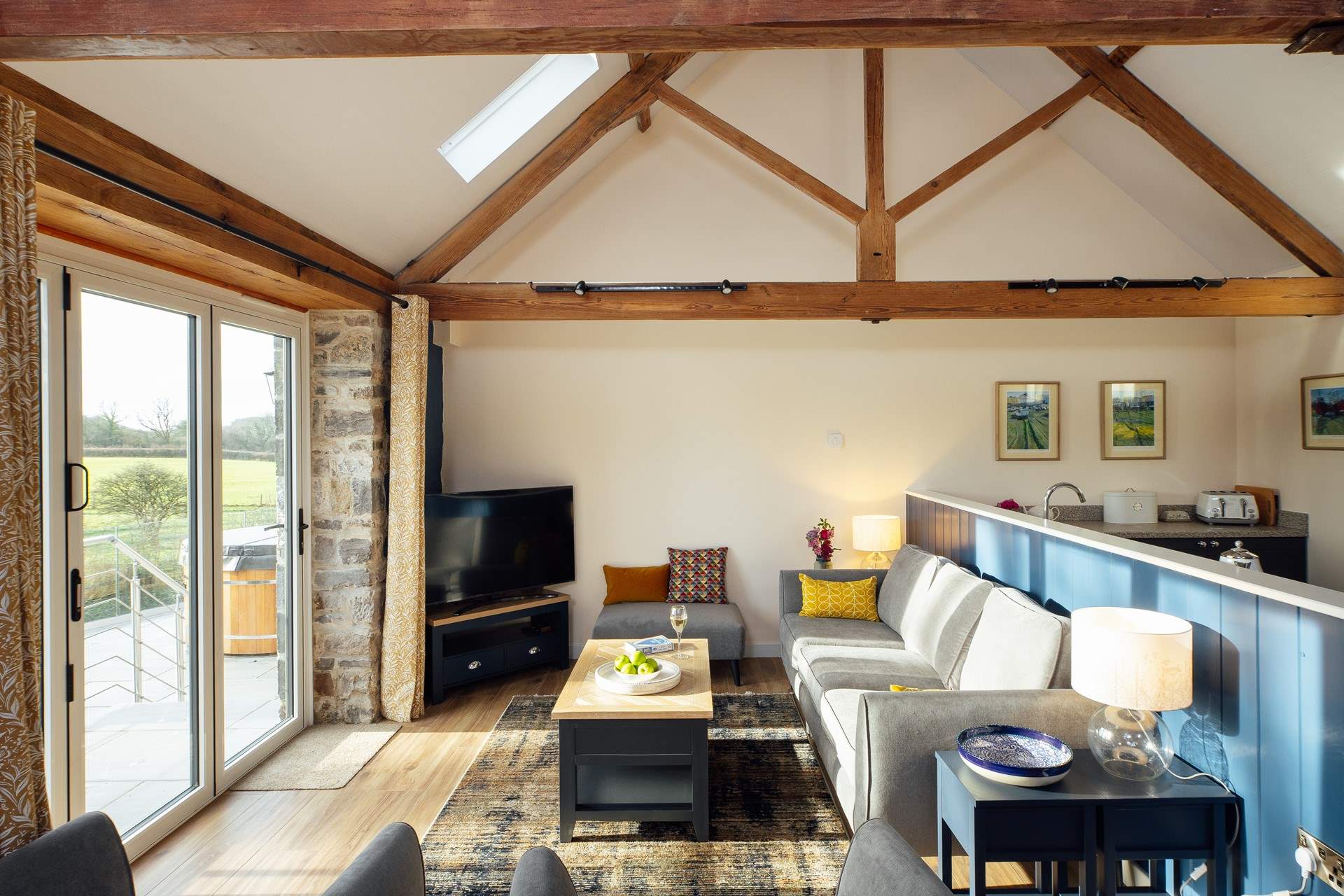 Let the sun stream in. 