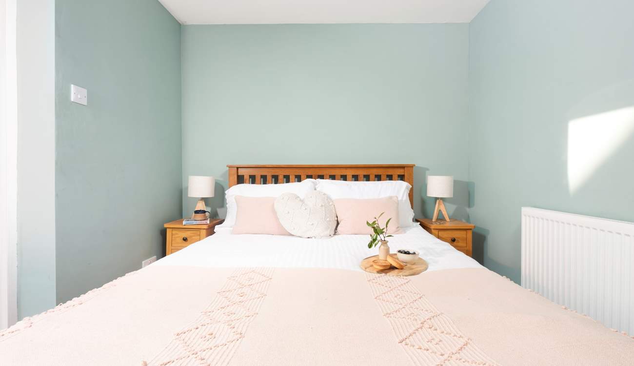 Relax under the covers after a day out exploring.