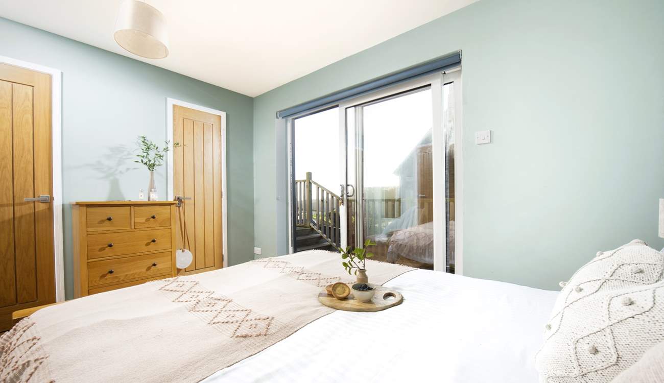 Direct access to the decking area , perfect for a morning cuppa or evening sundowner.