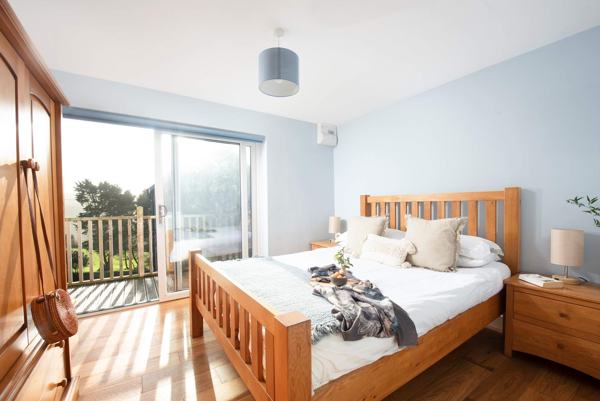 There's a choice of four bedrooms on offer.