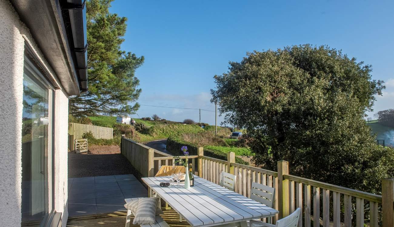 You can also dine on the terrace in the best of the Cornish sunshine.