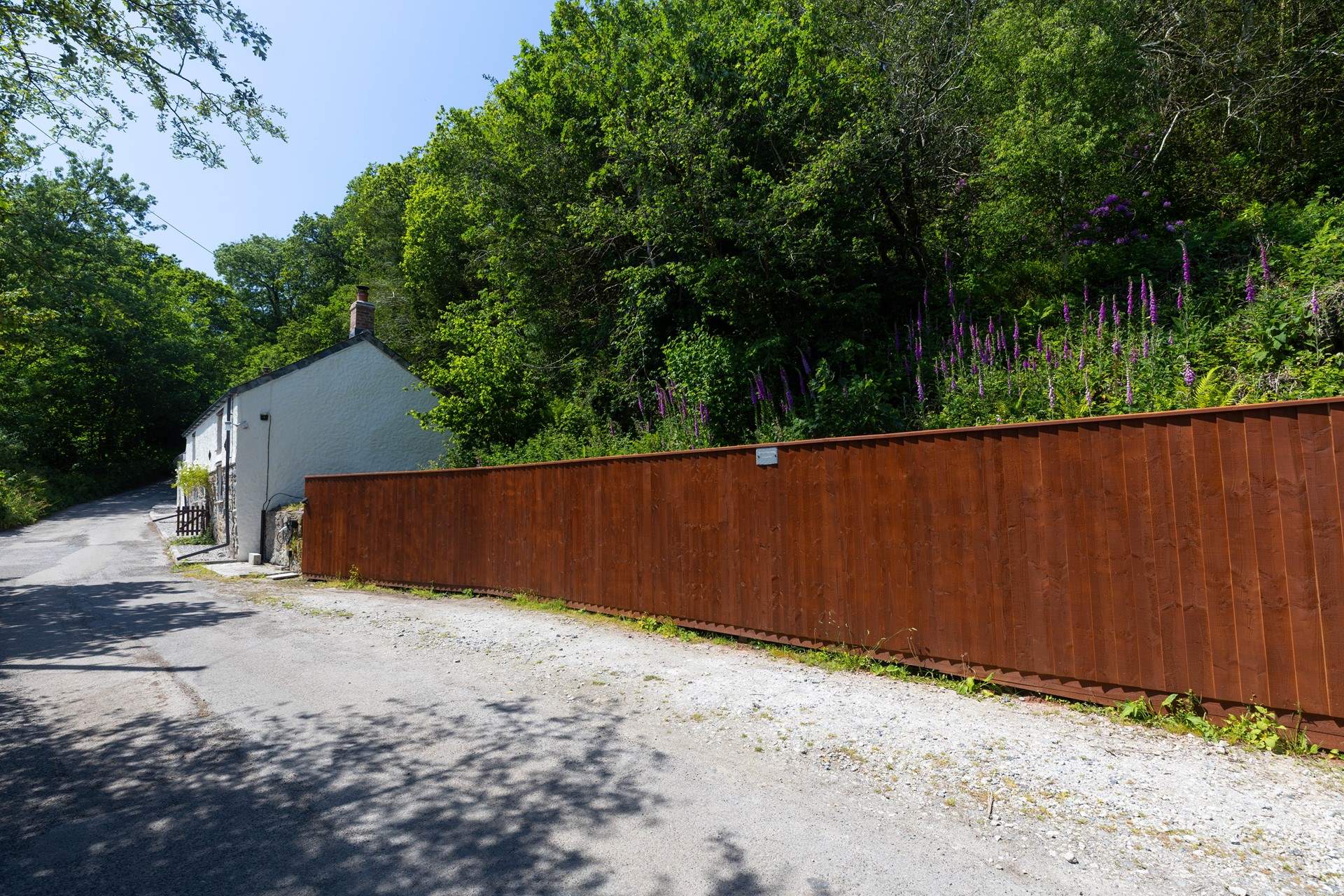 There is parking for two cars along from the property. 