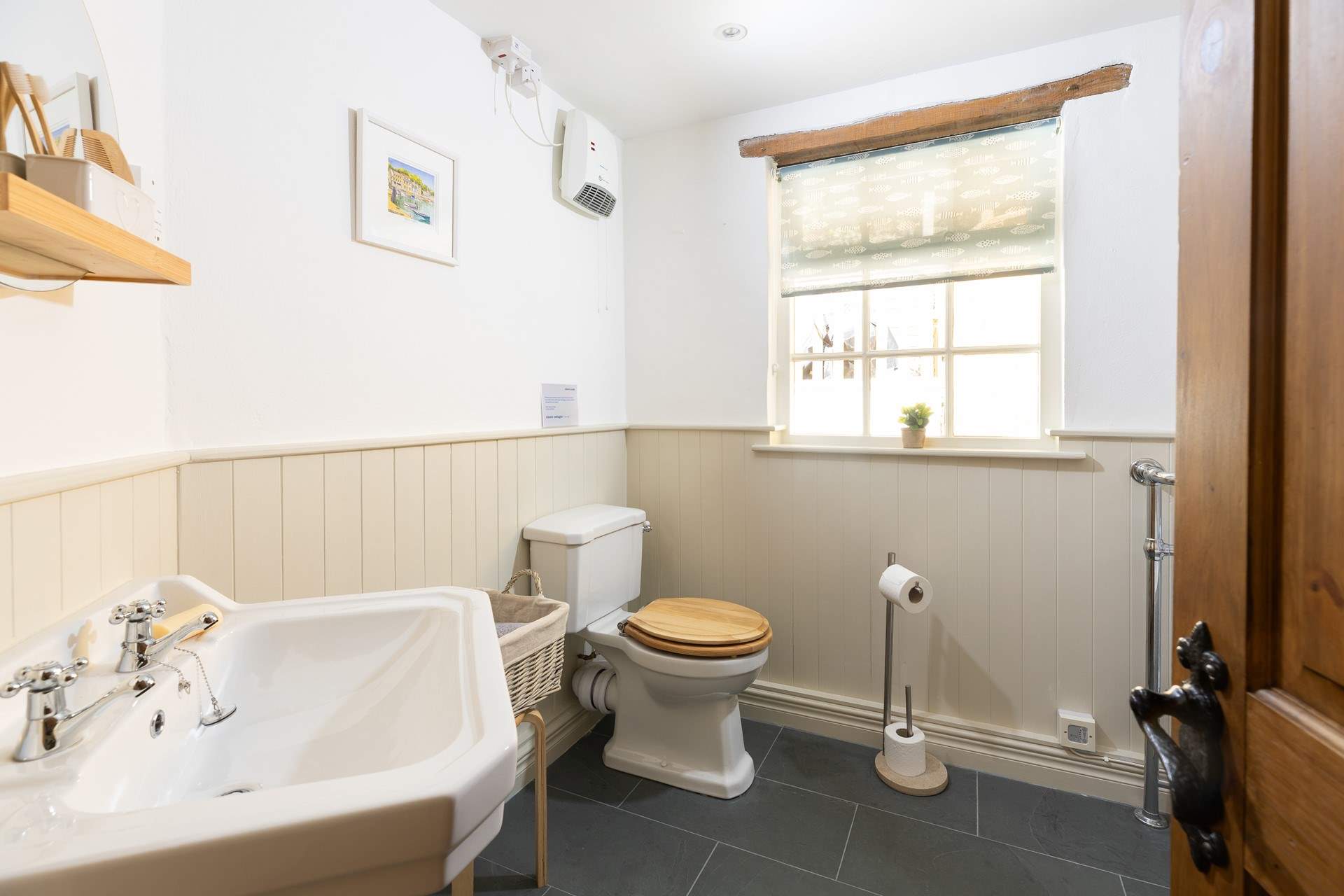 The family bathroom. 